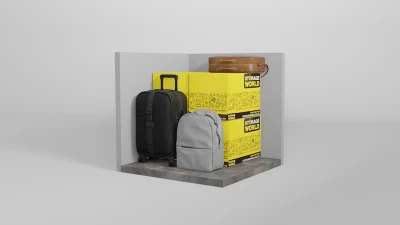 10 sq ft Locker storage unit